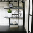 Pemberly Row Modern Steel Metal Full Loft Bed with Workstation in Trendy White