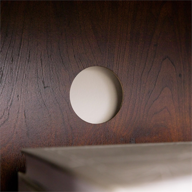 Pemberly Row Traditional Wood Stand Storage Console for TVs up to 70