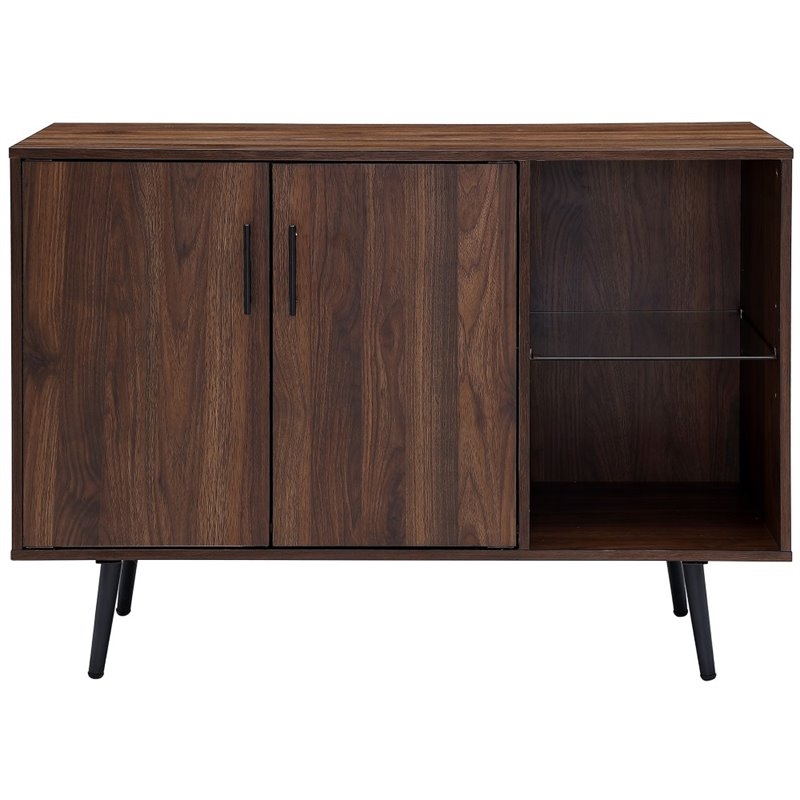 Pemberly Row Mid-Century Wood Buffet TV Stand for TVs up to 44