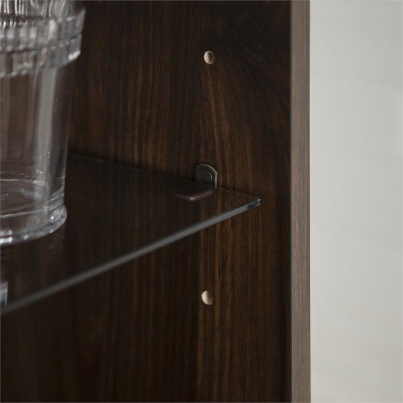 Pemberly Row Mid-Century Wood Buffet TV Stand for TVs up to 44