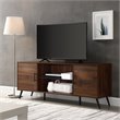 Pemberly Row Mid-Century 2-Door Wood TV Console for TVs up to 60