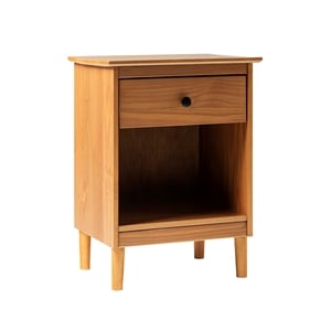 Pemberly Row 1 Drawer Nightstand in Caramel