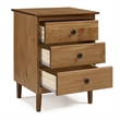 Pemberly Row 3 Drawer Nightstand in Caramel