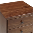 Pemberly Row 3 Drawer Nightstand in Walnut