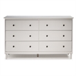 Pemberly Row 6 Drawer Dresser in White