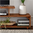 Pemberly Row Rustic Wood TV Stand Console for TVs up to 60