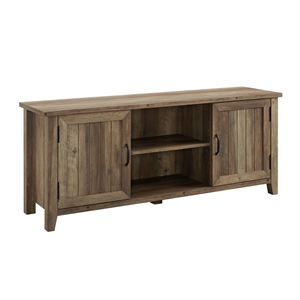 Pemberly Row 58&quot TV Stand in Rustic Oak