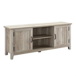 Pemberly Row 58&quot TV Stand in White Oak
