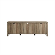 Pemberly Row Farmhouse Wood Barn Door TV Stand for TVs up to 70