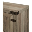 Pemberly Row Farmhouse Wood Barn Door TV Stand for TVs up to 70