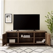 Pemberly Row Modern Wood Barn Door TV Stand for TVs up to 70
