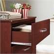 Pemberly Row Contemporary Wood 5 Spacious Drawers Chest in Mahogany