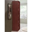 Pemberly Row 5 Shelf 5 Door Bookcase in Mahogany