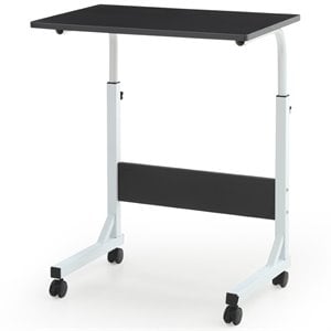 pemberly row adjustable height laptop desk in black