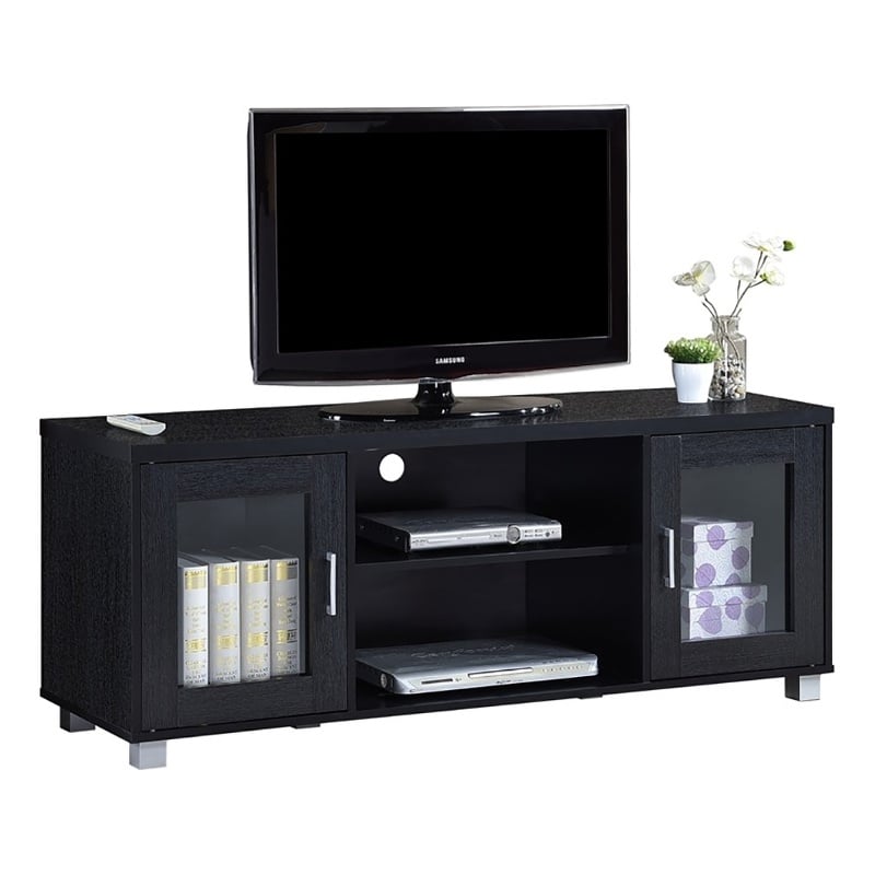Pemberly Row Modern Wood Entertainment Center for TVs up to 57