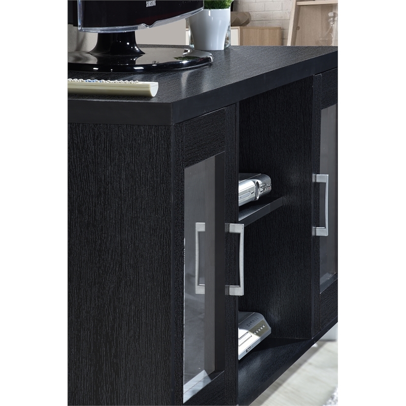 Pemberly Row Modern Wood Entertainment Center for TVs up to 57