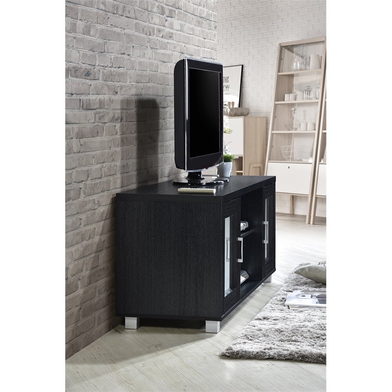 Pemberly Row Modern Wood Entertainment Center for TVs up to 57