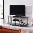 Pemberly Row Modern Glass TV Stand for TVs up to 55