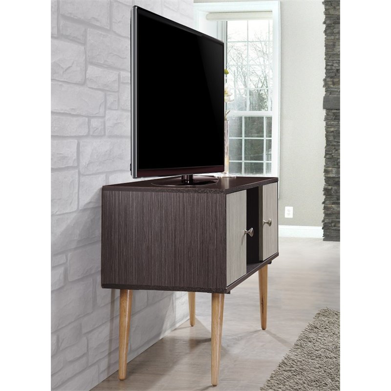 Pemberly Row Contemporary Wood Retro TV Stand for TVs up to 47