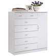 Pemberley Row Wood White Chest Rectangular Lockable 48.6