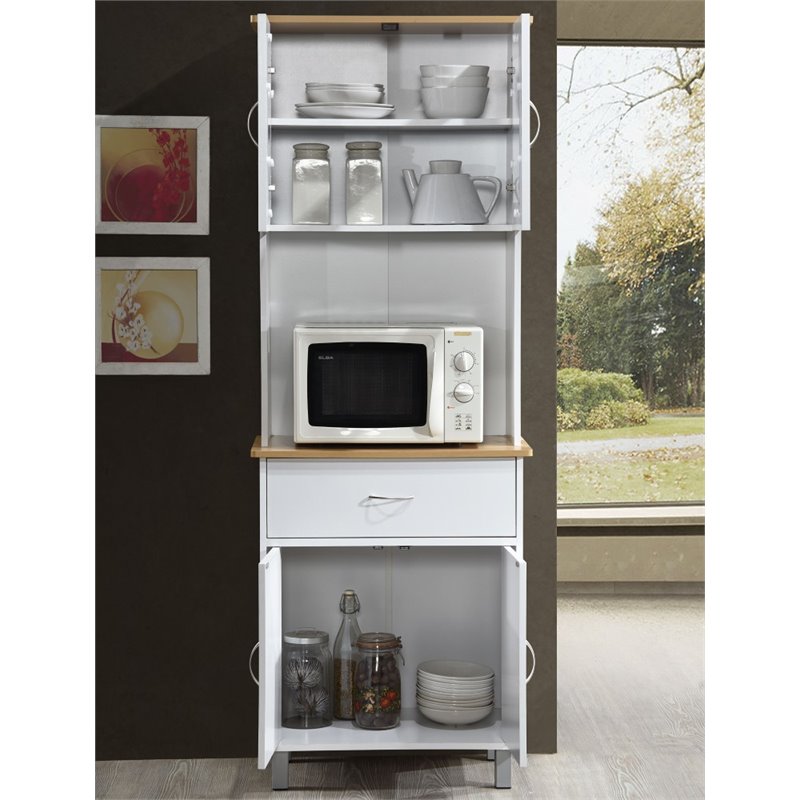 Pemberly Row Kitchen Cabinet in White