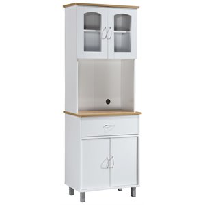 Pemberly Row Kitchen Cabinet in White