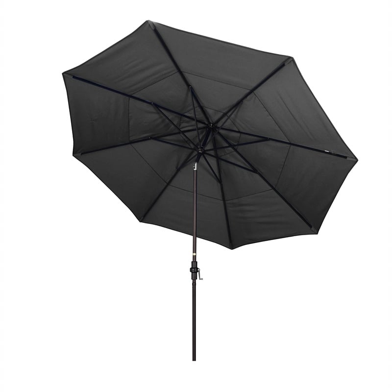 Pemberly Row 11' Patio Umbrella in Olefin Black