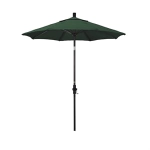 Pemberly Row 7.5' Patio Umbrella in Sun-brella 1A Forest Green