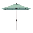 Pemberly Row Skye 9' Bronze Patio Umbrella in Sunbrella 1A Spectrum Mist