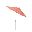 Pemberly Row Skye 9' Bronze Patio Umbrella in Sunbrella 1A Dolce Mango