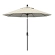 Pemberly Row Skye 9' Bronze Patio Umbrella in Olefin Antique Beige
