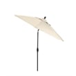 Pemberly Row Skye 9' Bronze Patio Umbrella in Olefin Antique Beige