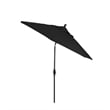 Pemberly Row Skye 9' Bronze Patio Umbrella in Olefin Black