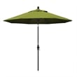 Pemberly Row Skye 9' Bronze Patio Umbrella in Olefin Kiwi