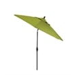 Pemberly Row Skye 9' Bronze Patio Umbrella in Olefin Kiwi