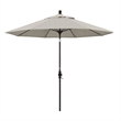 Pemberly Row Skye 9' Bronze Patio Umbrella in Olefin Woven Granite