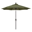 Pemberly Row Skye 9' Bronze Patio Umbrella in Olefin Terrace Fern