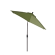 Pemberly Row Skye 9' Bronze Patio Umbrella in Olefin Terrace Fern