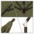 Pemberly Row Skye 9' Bronze Patio Umbrella in Olefin Terrace Fern