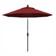 Pemberly Row Skye 9' Bronze Patio Umbrella in Pacifica Red