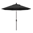 Pemberly Row Skye 9' Bronze Patio Umbrella in Pacifica Black