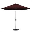 Pemberly Row Skye 9' Bronze Patio Umbrella in Pacifica Burgundy