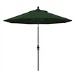 Pemberly Row Skye 9' Bronze Patio Umbrella in Pacifica Hunter Green