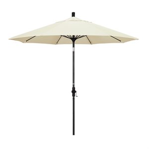 pemberly row skye 9' bronze patio umbrella in pacifica canvas