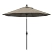 Pemberly Row Skye 9' Bronze Patio Umbrella in Pacifica Taupe