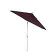 Pemberly Row Skye 9' White Patio Umbrella in Pacifica Purple