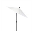 Pemberly Row Skye 9' Black Patio Umbrella in Pacifica Natural