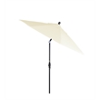 Pemberly Row Skye 9' Black Patio Umbrella in Pacifica Canvas