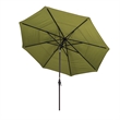 Pemberly Row 11' Bronze Patio Umbrella in Pacifica Palm