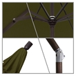 Pemberly Row 11' Bronze Patio Umbrella in Pacifica Palm